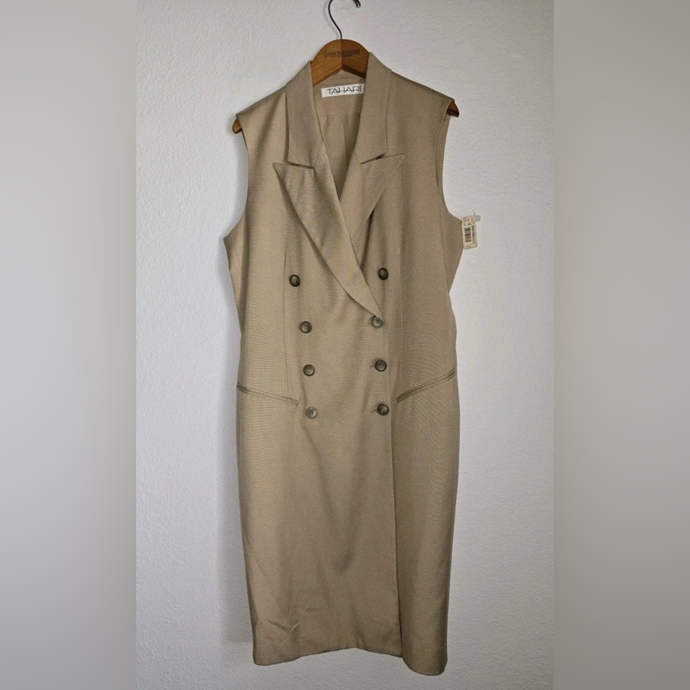 Double Breasted Vest Dress